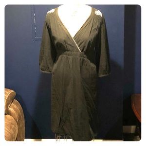 Boho faux-wrap dress